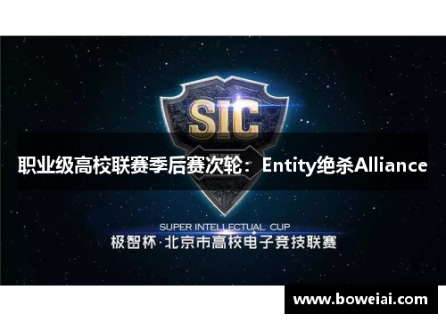 职业级高校联赛季后赛次轮：Entity绝杀Alliance